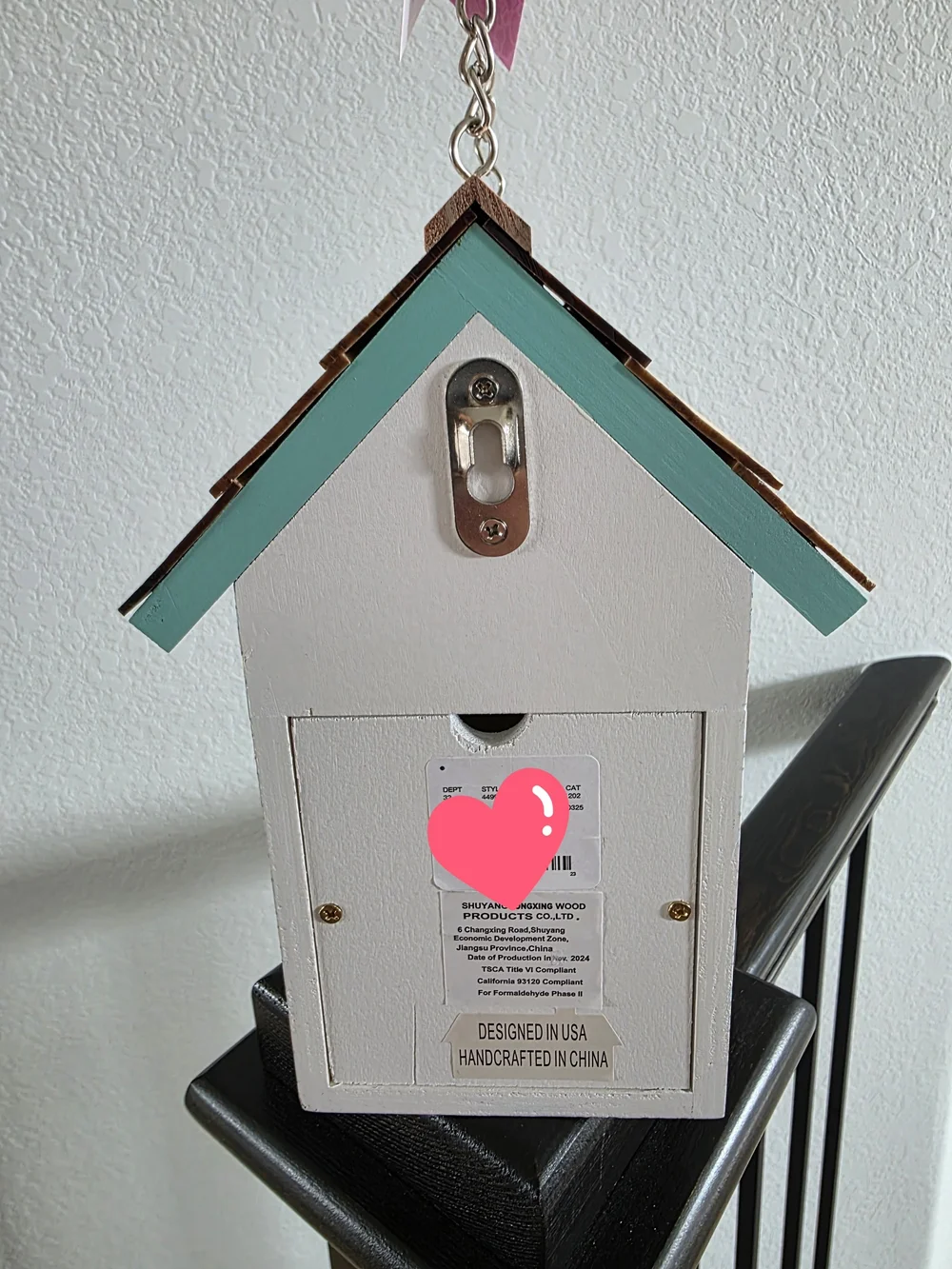 NWT Hello Kitty Rainbow Birdhouse - Teal & Pastel